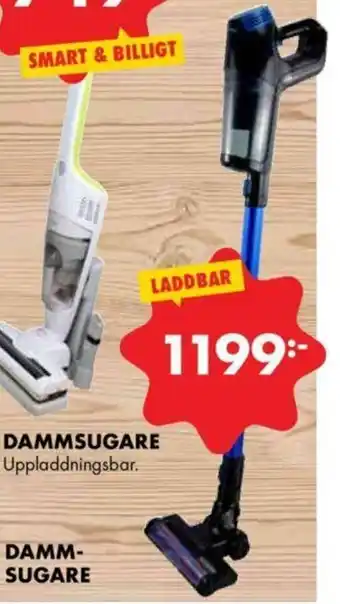 ÖoB Dammsugare laddbar erbjuda