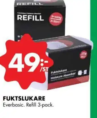 ÖoB Everbasic Fuktslukare 3-pack erbjuda