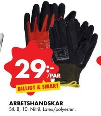 ÖoB Arbetshandskar erbjuda