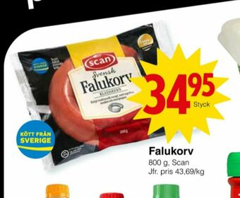 Matöppet Scan Falukorv erbjuda