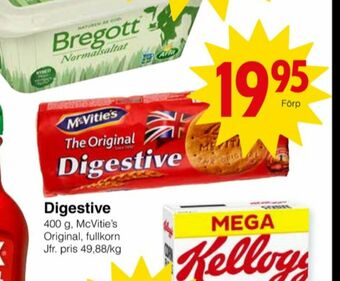 Matöppet McVities Digestive kex erbjuda