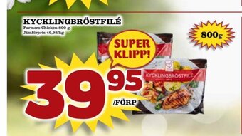 Nya Pulsen KYCKLINGBRÖSTFILÉ erbjuda