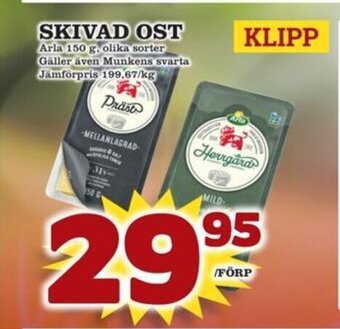 minmatbutik SKIVAD OST erbjuda
