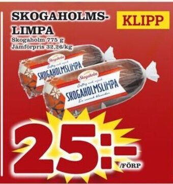 SKOGAHOLMS- LIMPA