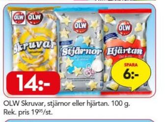 Bo Ohlsson Olw snacks erbjuda