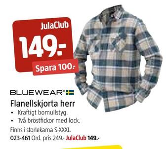 Jula Flanellskjorta herr erbjuda