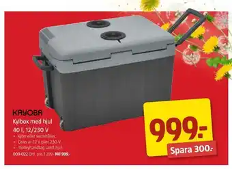 Jula Kylbox med hjul 40 l, 12/230 v erbjuda