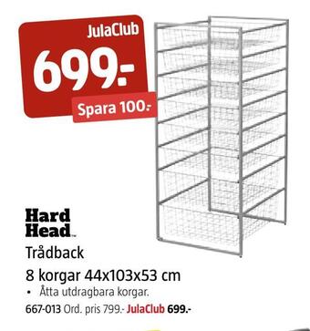 Jula Trådback 8 korgar 44x103x53 cm erbjuda