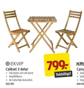 Jula Caféset 3 delar erbjuda