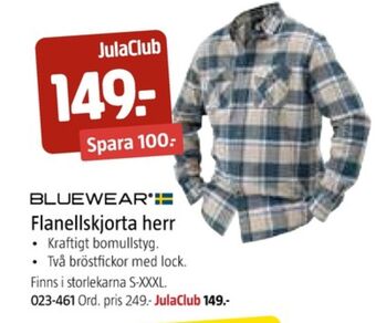Jula Bluewear arbetsskjorta erbjuda