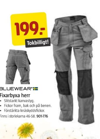 Jula Bluewear arbetsbyxor erbjuda