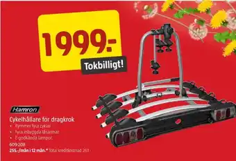 Jula Hamron cykelhållare erbjuda