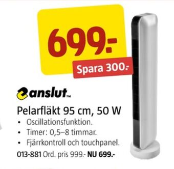 Jula Anslut golvfläkt erbjuda