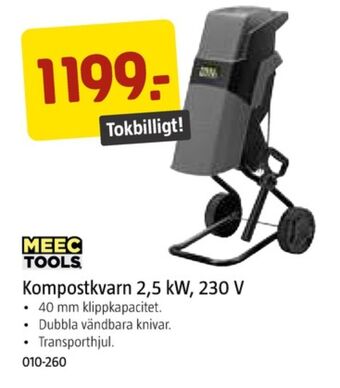 Jula Meec tools kompostkvarn erbjuda