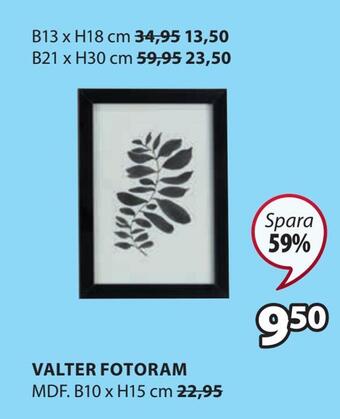 JYSK Valter fotoram erbjuda