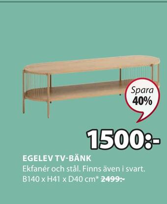 JYSK Egelev tv-bänk erbjuda