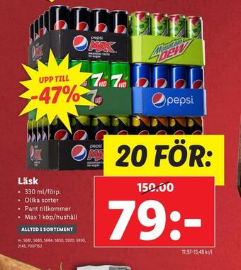 Lidl Läsk erbjuda