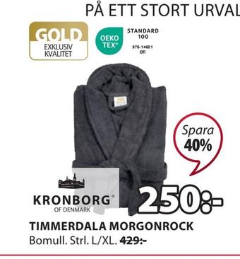 JYSK Timmerdala morgonrock erbjuda