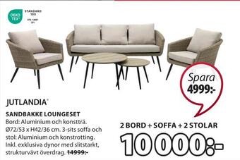 JYSK Sandbakke loungeset erbjuda