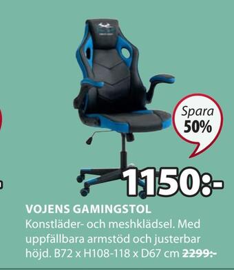 JYSK Vojens gamingstol erbjuda