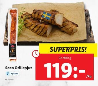 Lidl Scan grillspjut erbjuda