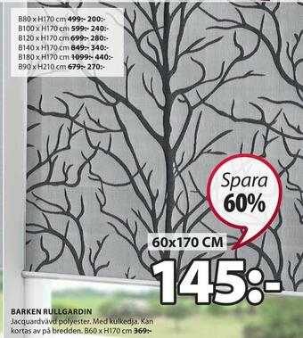 JYSK Barken rullgardin erbjuda