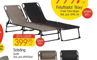 EKO Outfit solsäng erbjuda