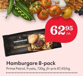 Hemköp Prime patrol hamburgare erbjuda