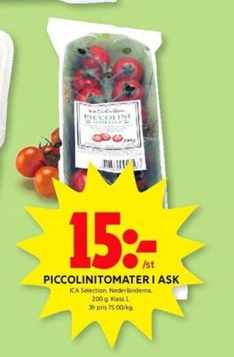 ICA Kvantum Ica selection tomater erbjuda