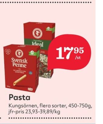 Hemköp Kungsörnen pasta sorterad erbjuda