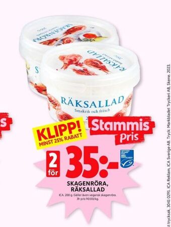 ICA Kvantum Ica sallader erbjuda