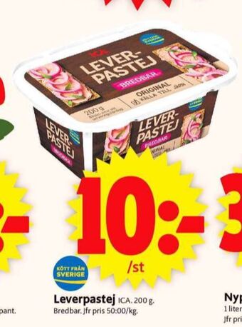 ICA Supermarket Ica leverpastej erbjuda
