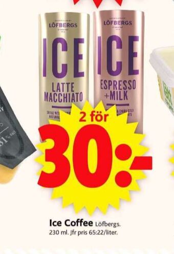 ICA Supermarket Löfbergs iskaffe erbjuda