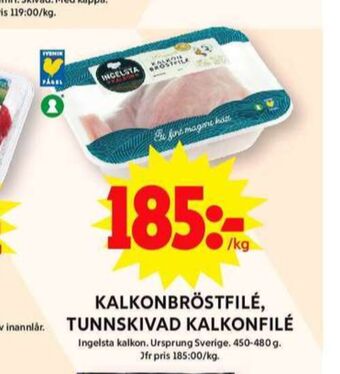 ICA Maxi Ingelsta kalkon kalkonbröstfilé erbjuda
