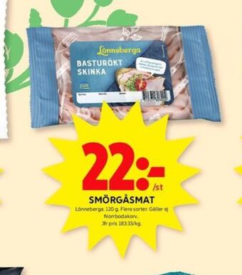 ICA Kvantum Lönneberga skinka erbjuda