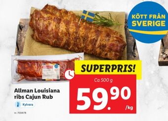 Lidl Allmans spareribs erbjuda