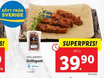 Lidl Svea lantkött grillspett erbjuda
