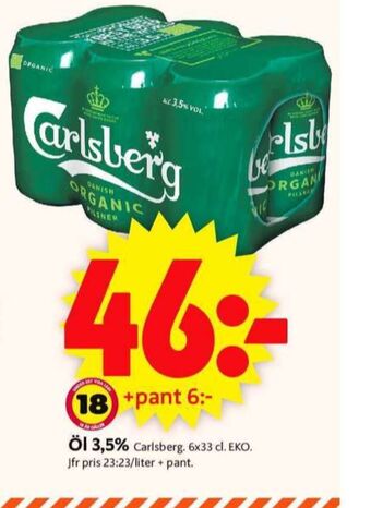 ICA Supermarket Carlsberg öl erbjuda
