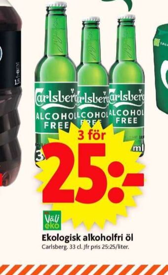 ICA Supermarket Carlsberg öl erbjuda