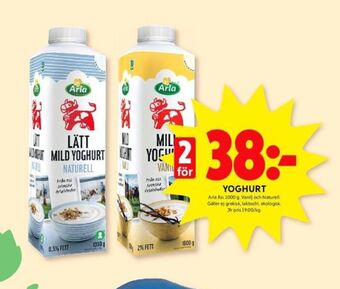 ICA Kvantum Arla yoghurt erbjuda