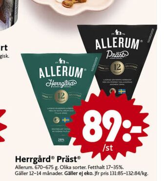 ICA Nära Allerum herrgård erbjuda