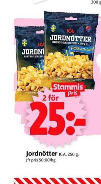 ICA Supermarket Ica jordnötter erbjuda