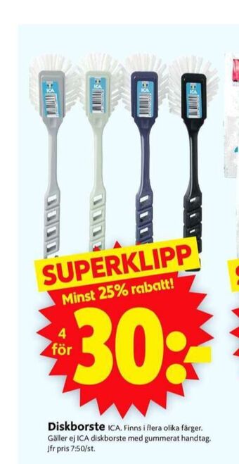 Ica diskborste