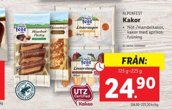 Lidl Alpen fest kakor erbjuda