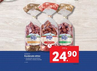 Lidl Alpen fest nötter erbjuda