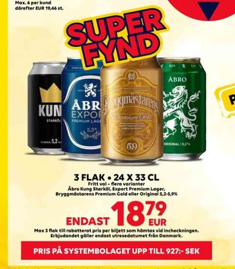 Border Shop Kung öl erbjuda