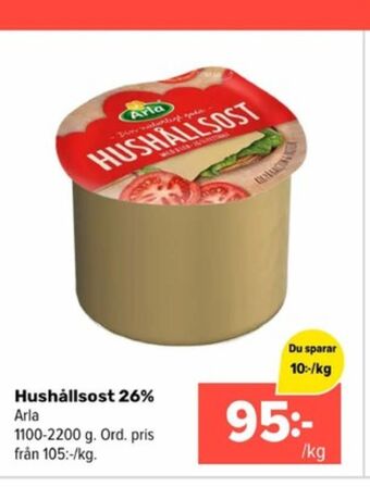 Coop Extra Arla hushållsost erbjuda