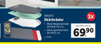 Lidl Ernesto skärbrädor erbjuda