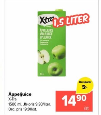 Coop Extra X-tra juice erbjuda
