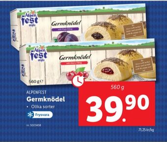Lidl Alpen fest kakor erbjuda
